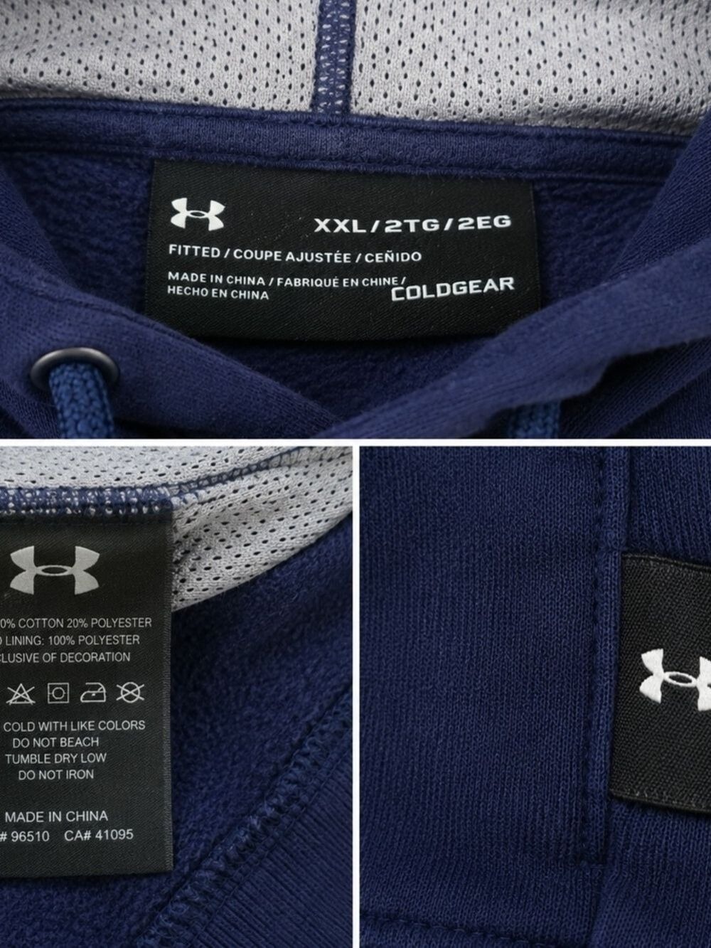 Under Armour ColdGear Men's Fitted Hoodie – XXL - Picture 4 of 4